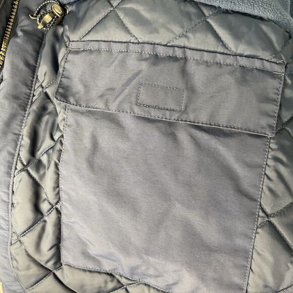 Lands' End Jacket Coat Parka Insulated Waterproof Men's size XL Navy - Picture 6 of 8